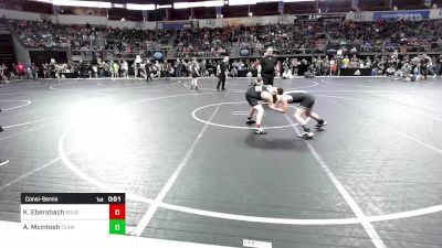 110 lbs Consolation - King Ebersbach, Rough House vs A-tsi-la `g` Mcintosh, Team Oklahoma