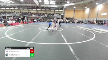 106 lbs Consi Of 4 - Kylan Berry, Marshwood vs Mason Sheltra, Colchester