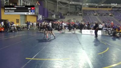 160 lbs Quarters & 1st Wb (16 Team) - May Prado, Wartburg vs Olivia Kinder, Eastern