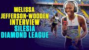 Melissa Jefferson-Wooden On The Athlete's Lounge At Silesia Diamond League 2025