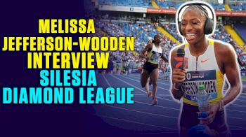Melissa Jefferson-Wooden On The Athlete's Lounge At Silesia Diamond League 2025