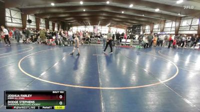 67 lbs Quarterfinal - Joshua Farley, Emery All Stars vs Dodge Stephens, Sanderson Wrestling Academy