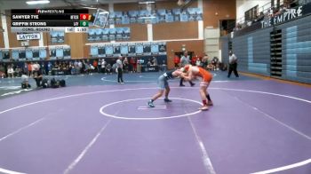 150 lbs Cons. Round 1 - Sawyer Tye, Mountain Crest vs Griffin Strong, Layton