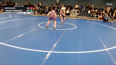 113 lbs Round 6 - Maddux Hernandez, North Platte vs Austin Gates, Grand Island