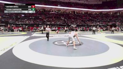 175 lbs Quarters - Ethan Carpenter, Ben. Logan vs Hayden Groll, Napoleon