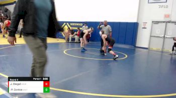 126 lbs Round 4 - Phoenix Contos, WAITE vs Jack Diegel, BOWLING GREEN