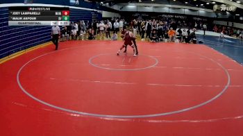 125 lbs Quarterfinal - Joey Lamparelli, Muhlenberg vs Malik Asfour, Delaware Valley