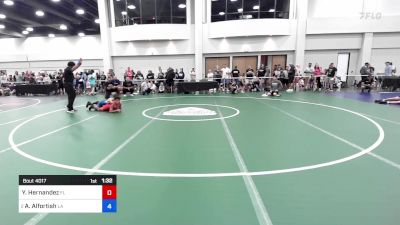 84 lbs 1/4 Final - Yohan M. Hernandez, Fl vs Alec Alfortish, La