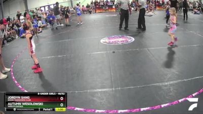 46/52 Round 1 - Autumn Wesolowski, Wrestlowskis vs Jordyn Sang, Bison Takedown Club