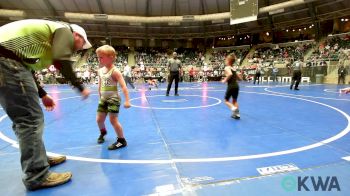 61 lbs Round Of 16 - James Hightower, Blaine County Grapplers vs Kendall Dean, Okmulgee