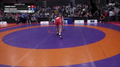 54kg Quarterfinal - Jaireet Bahy, Canadian Mal Wrestling vs Fern Wiggans, Crank Wrestling