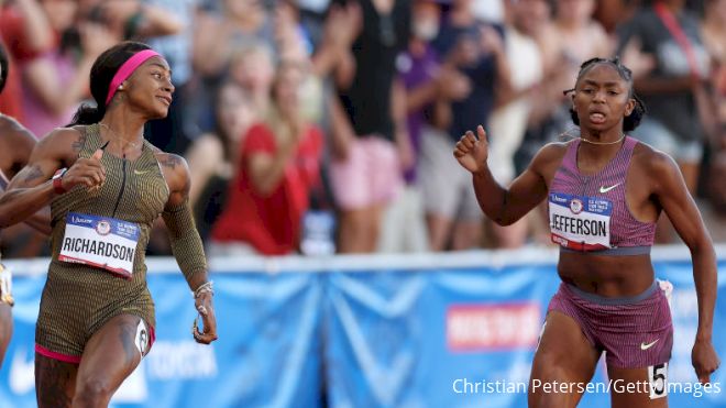 Sha'Carri, Melissa Jefferson-Wooden, & SAFP Race For 1st Time In Brussels