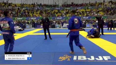 CARLOS MARCOS RIBEIRO DA SILVA vs LUCA DOS SANTOS OLIVEIRA 2023 Brasileiro Jiu-Jitsu IBJJF