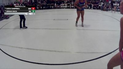 155 lbs Quarterfinal - Zeniah Baca, HWA vs Lucia Campbell, Auburn Girls Wrestling