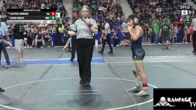 95 lbs Champ. Round 1 - John Beck, WWC vs Axton Breon, Phillipsburg
