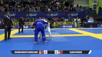 Vlasios Stratakis vs Benjamin Rodolphe Sarkiss Lobry 2025 European Jiu-Jitsu IBJJF Championship
