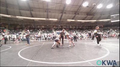 67 lbs Consi Of 16 #2 - Brayden Harjo, Warhorse Wrestling Club vs Alivia Williams, Standfast