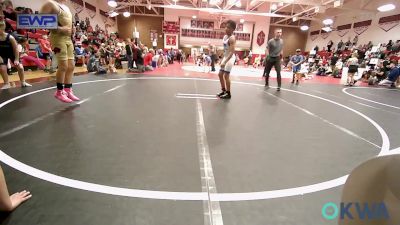 100 lbs Consi Of 4 - Kayden Walker, Tulsa Blue T Panthers vs Maverick Stewart, Warner Eagles Youth Wrestling