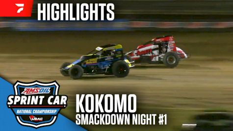 Highlights | 2025 USAC Sprint Car Smackdown Thursday at Kokomo Speedway