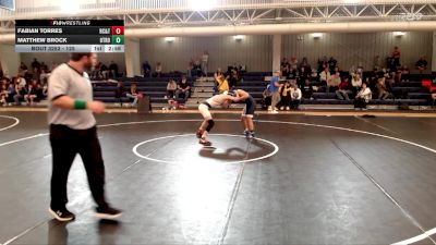 125 lbs Cons. Round 2 - Fabian Torres, Rochester Community & Tech. College vs Matthew Brock, Otero Junior College