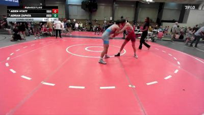 132 lbs Consolation - Aiden Hyatt, Roundtree Wrestling Academy vs Adrian Zapata, Woodland Wrestling