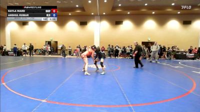 145 lbs Cons. Semis - Kayla Ward, Maryland vs Anshul Kumar, New Jersey