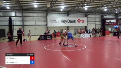 67 kg Round Of 16 - Trey Dillow, MO Central WC vs Dylan Phelps, Olivet Wrestling Club