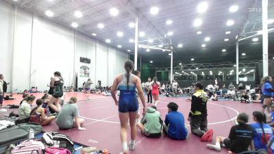 132 lbs Rr Rnd 9 - Paige Weiss, Scorpions - Girls vs Cordy Zalota, Kraken Blue - Girls