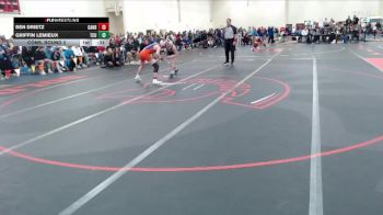 133 lbs Cons. Round 2 - Ben Drietz, Canby vs Griffin Lemieux, Tri-City United