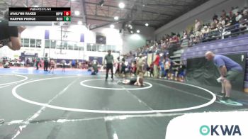 60-62 lbs Rr Rnd 3 - Avalynn Rakes, Mannford Pirate Youth Wrestling vs Harper Pierce, Mojo Grappling Academy