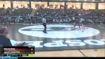 165 lbs Semis & 3rd Wb (16 Team) - Ashley Vogelpohl, Prosper (Girls) vs Raylan Ross, Cypress Ranch (Girls)