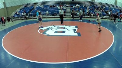 14U Girls - 80 lbs Quarters - Regan Kinneman, Arizona Girls Wrestling vs Esther Wernersbach, Central Kentucky Wrestling Club