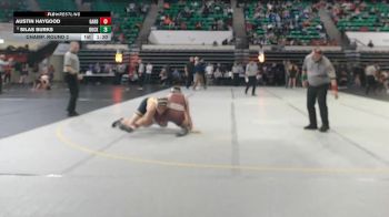 6A 175 lbs Champ. Round 2 - Silas Burks, Buckhorn vs Austin Haygood, Gardendale Hs
