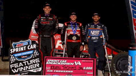 USAC Kokomo Sprint Car Smackdown Friday Results