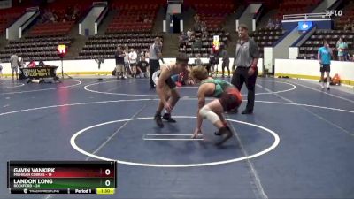 167 lbs Finals (8 Team) - Gavin Vankirk, Michigan Cobras vs Landon Long, Rockford