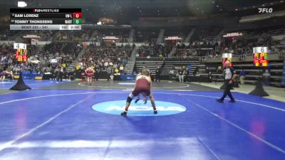 141 lbs Cons. Round 3 - Tommy Thongseng, Wartburg vs Sam Lorenz, Wis.-La Crosse