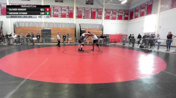 285 lbs 7th Place - Oliver Knight, Wellesley vs George Rymer, Lawrence