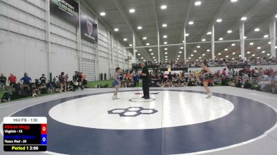 130 lbs Allison Hegg, Virginia vs Serenity Duron, Texas Red