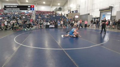 110 lbs Cons. Sub-semis - Tate Nielson, Champions Wrestling Club vs Austin Esquivel, Thundercats Wrestling