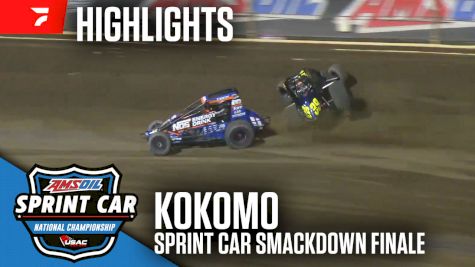 Highlights | 2025 USAC Sprint Car Smackdown Finale at Kokomo Speedway