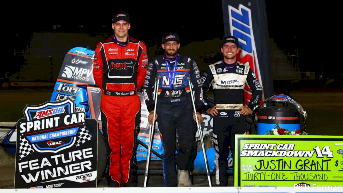 USAC Kokomo Sprint Car Smackdown Saturday Results