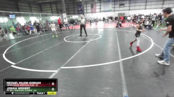 70 lbs Quarterfinal - Michael Major-Gorham, Vbfighthouse Wrestling Club vs Joshua Weimert, Pit Bull Wrestling Academy