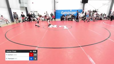 63 kg Quarterfinal - Tristan Corbin, Team VAWA vs Chase Hansen, Seagull Wrestling Club