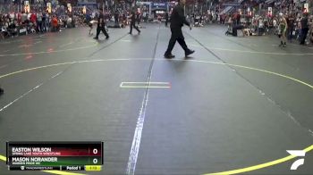 72 lbs Champ. Round 1 - Easton Wilson, Spring Lake Youth Wrestling vs Mason Norander, Warren Pride WC