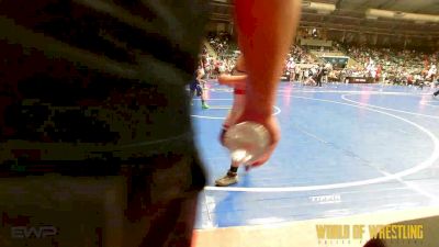 70 lbs Consi Of 8 #2 - Damini Sanders, Sherman Challengers vs Jaxson Hasley, Vincent Warren