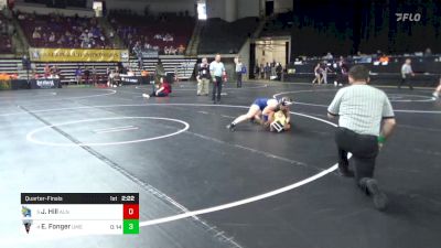 155 lbs Quarterfinal - Jah'Mya Hill, Allen (W) vs Emma Fonger, Maine (W)