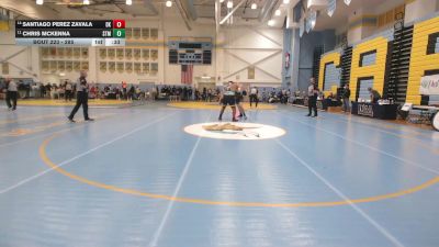 285 lbs Cons. Round 1 - Santiago Perez Zavala, Dickinson vs Chris McKenna, Saint Marks H S