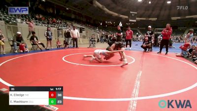 85 lbs Rr Rnd 2 - Kale Elledge, The Leftovers vs Ezekiel Mashburn, Collinsville Cardinal Youth Wrestling