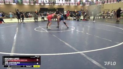 215 lbs Cons. Round 2 - Reichen Lopez, High Altitude Freestyle Wrestling Club vs Dre Smithburg, DC Elite Wrestling