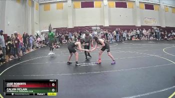 85 lbs Round 1 - Calvin McLain, Summerville Takedown Club vs Jase Roberts, Dixie Hornets